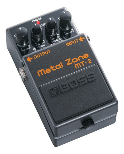 Boss Mt-2 Metal Zone Distortion Pedal De Guitarra Color Multi Colorido