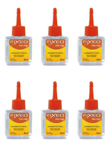 Reparador De Pontas Fixed Filtro Solar 30ml-kit C/6un