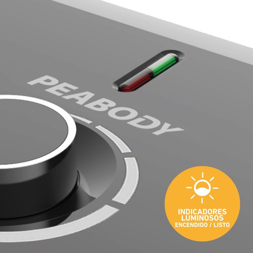 Imagen 7 de 10 de Waflera Peabody 1200 W Espacio Guardacable Para 2 Waffles