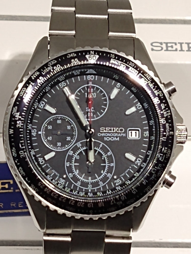 Relógio Seiko Analogue Quartz 1/20 Chronograph 7t92af/1 Novo