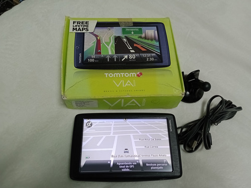Gps Tomtom 4en52 Atualizado Mapa Do Brasil Vitalício Preto América Do Sul (Usado)