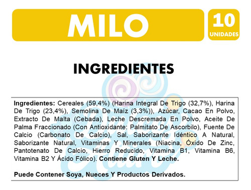 Cereal Milo Sabor Chocolate De Nestle (pack Con 10 Unidades)