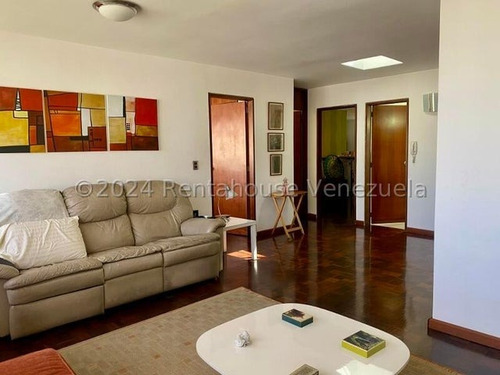 Hermoso Apartamento En Alquiler, En Los Palos Grandes, 24-27298