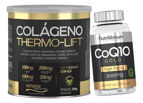 comprar Colágeno Thermo Laranja Moro Cafeína + Coenzima Q10 60 Caps Sabor Guaraná Com Açaí