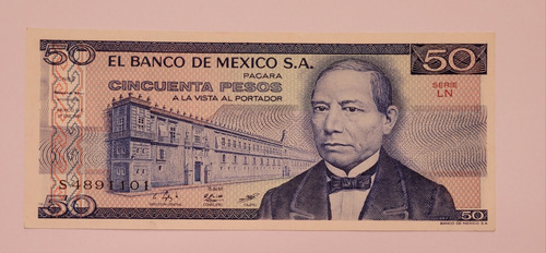 Cédula Extrangeira Antiga Do México Fe