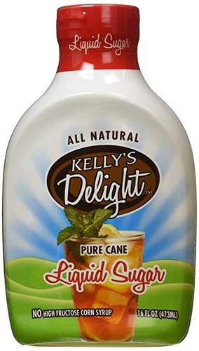 Kelly Delight: Todo El Líquido Natural Caña De Azúcar 16 Oz 