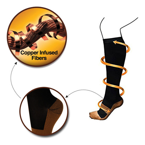 J Calcetines De Compresión For Hombres Y Mujeres - Deportes