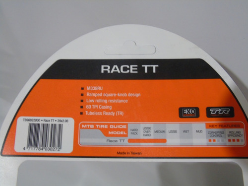Llanta Maxxis Race T T 29*2.00 Tubeless Ready - Exo - 2c