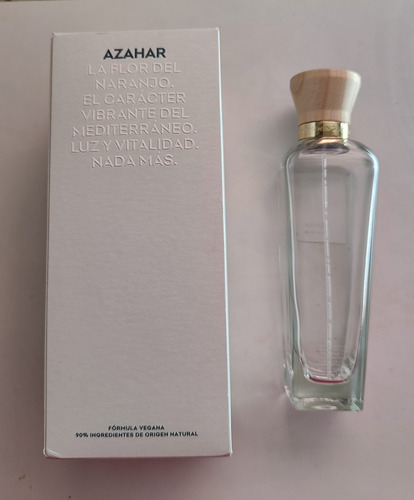 Frasco Vacío Adolfo Domínguez Azahar Agua Fresca 120ml Caja (Usado)