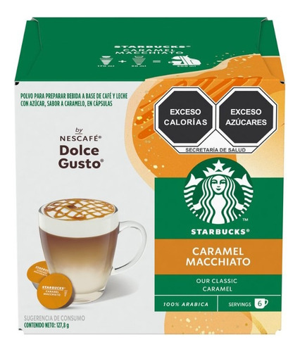 Starbucks Caramel Macchiato Nescafe Dolce Gusto 6x