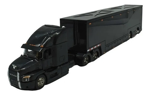 Trailer Mack Anthem Negro Caja Seca Maisto 1:64