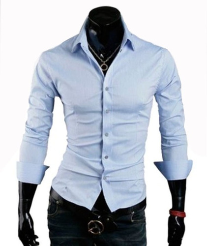 Promocion Camisa Entalladas Slim Fit Para Hombres De Diseño