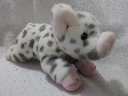 Cerdo Con Manchas Aurora Miyoni Peluche 32cms Largo