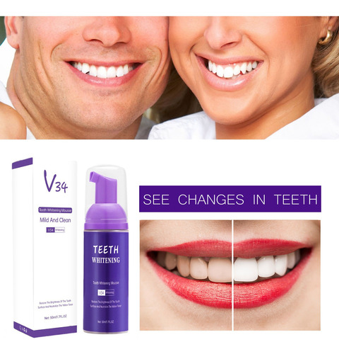 For 50ml Teeth Whitener V34 Color Corrector Serum Teeth Teet