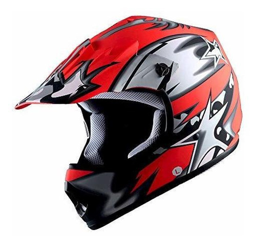 Wow Jóvenes Niños Motocross Mx Atv Bmx Dirt Bike El Casco De