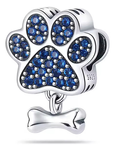Dije Colgante Charm Para Pulsera Pandora Gielgy Perrito Azul Azul