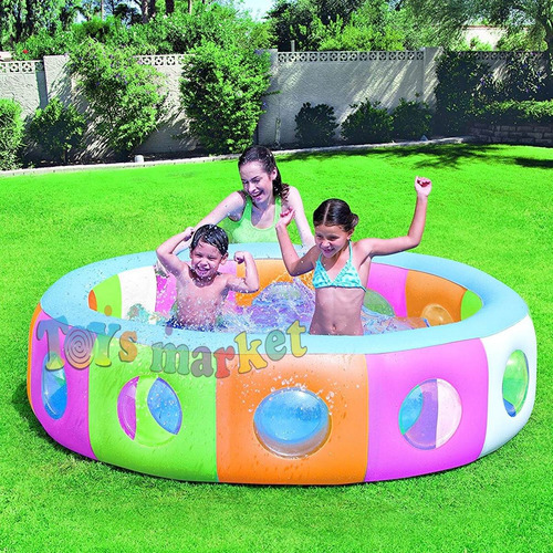 Pileta Inflable Grande Redonda Y Familiar Bestway