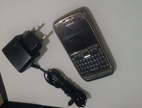 Nokia E71 Preto-3mp C/ Flash,vivo+carregador Original(usado)