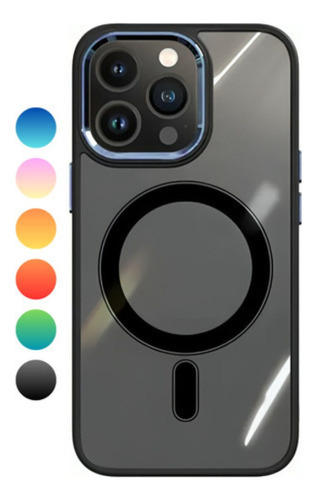 Funda Para iPhone Case Transparente Premium Magnetica
