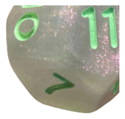 3 Dados De Resina Juguetes De Enseñanza De De Claro Y Verde