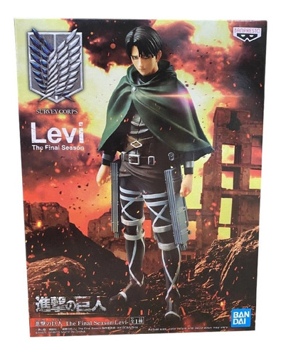 Figura Levi The Final Season - Attack On Titan - Banpresto