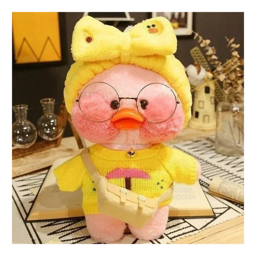 Brinquedo De Pelúcia Kawaii Mimi Yellow Duck Cor B