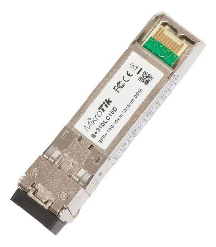 Modulo Transceptor Monomodo Sfp+ 10g Mikrotik Sfp28 Upc Lc