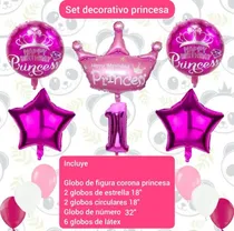 Comprar Set 12 Globos Decoración Cumpleaños Globos Corona Princesa