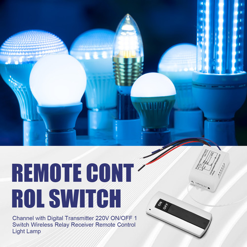 Canal Con Transmisor Digital 220v/off 1 Wirele