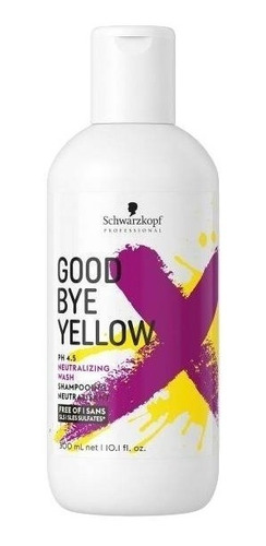 Shampoo Matizador Goodbye Yellow Schwarzkopf X300 Ml 