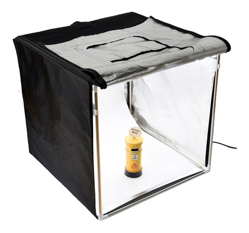 Imagen 2 de 10 de Caja De Luz Light Box 80x80x80 Catalogos Fotografia Portatil