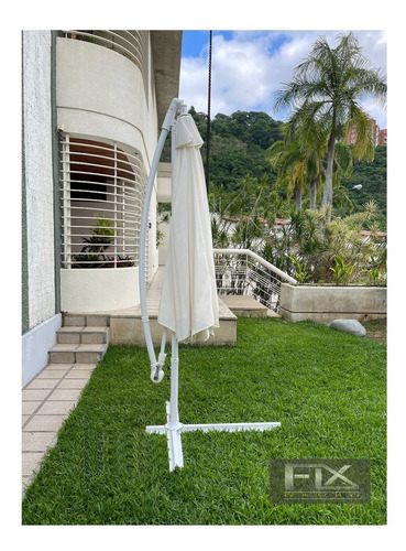 Sombrilla de mascarello® 3 M Colgante Banana para jardín o patio paraguas Cantilever   Parasol beige 