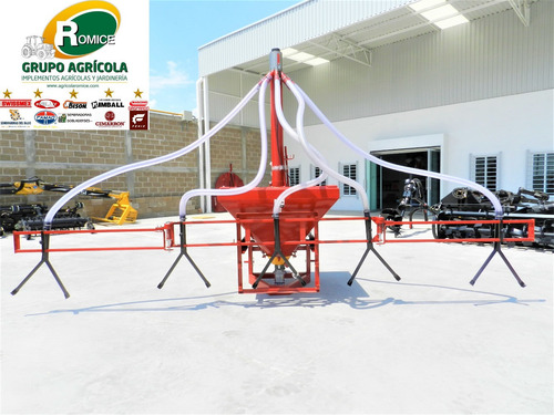 Imagen 3 de 12 de Fertilizadora Esparcidora Pulpo Swissmex 600 Kg De 5 Surcos