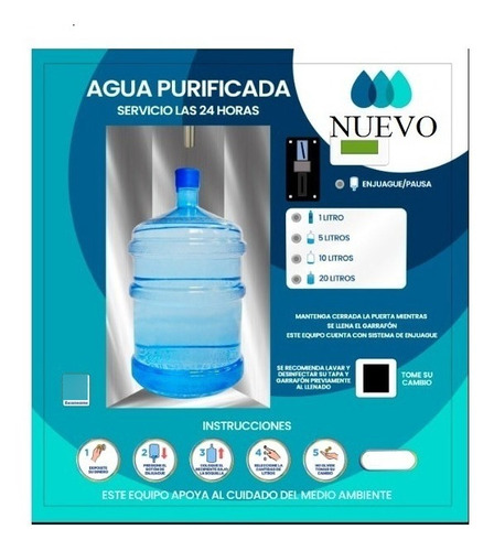 Imagen 1 de 7 de El Mejor Vending Ventana Despacho Agua Purificada Evolucion
