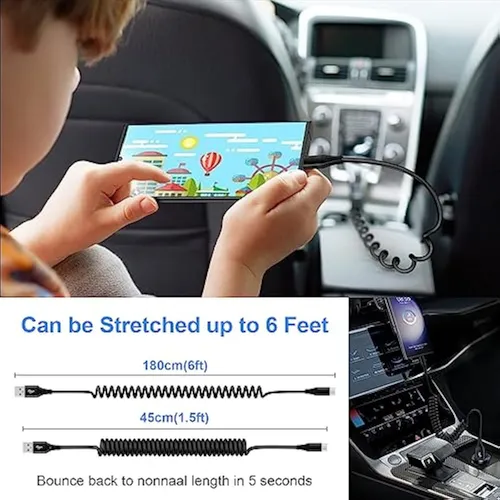 Cable Usb C A Usb, Android Auto De 3 Pies + 5 Pies