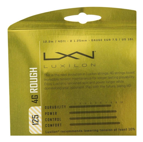 Corda Luxilon 4g Rough Set Individual