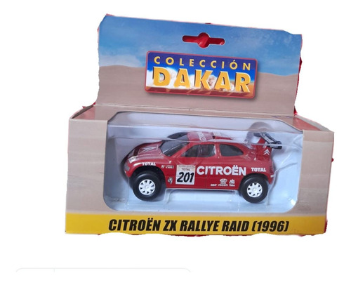 Carro Citroen Zx Rallye Raid Juguete Coleccion Dakar 1996