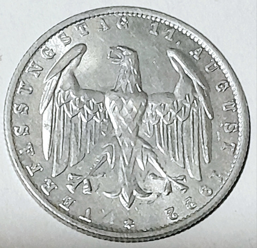 3 Mark 1922 A Deutsches Reich Moneda Alemana Coin Germany 