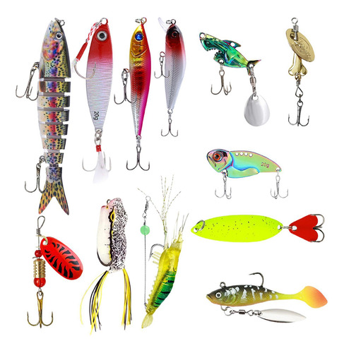 Calendario De Adviento De Pesca Juego De Señuelos De Pesca