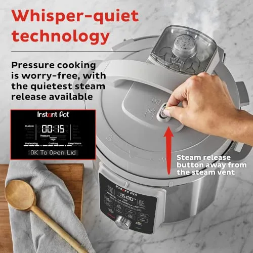 Olla A Presión Eléctrica Instant Pot Duo Plus De Acero Inoxi