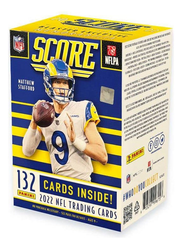 Panini Score Football Trading Card Blaster Box (132 Cards)