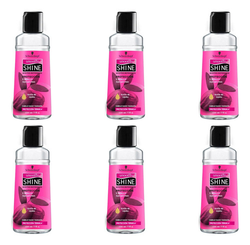 Smoothin Shine Óleo Anti-frizz 118ml Pack 6pz
