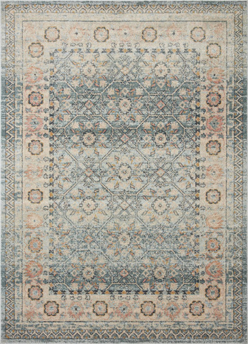 Alfombra De Área 2 X 3 Metros Cielo Multicolor