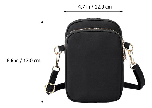 Minibandolera De Nailon Para Teléfono Móvil, Monedero Mini S