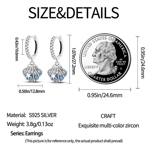 Pendientes Plata De Ley S925 Con Aretes