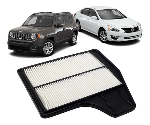Imagem 2 de 6 de Filtro Ar Motor Renegade 1.8 Flex Altima 2.5 16v 2014-2018