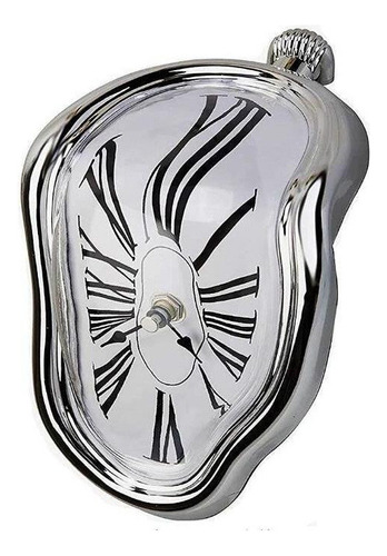 Xiaery Reloj Derretimiento El Salvador Reloj Dalí Plata G