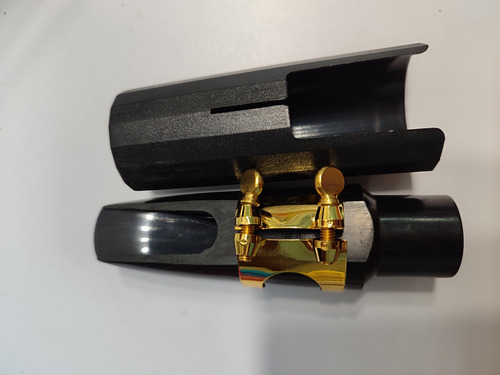 $35 Boquilla Standart Saxofón Alto Con Abrazadera Y Tapa $35