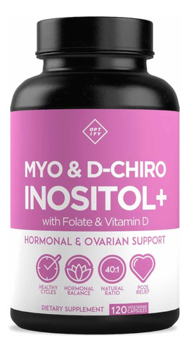 Myo & D-chiro Inositol Con Folato Y Vitamina D Mas Potente