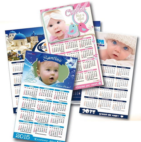 10 Imanes Calendarios Almanaques Personalizados